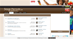 Desktop Screenshot of jeepforum.de