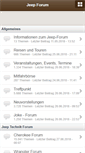 Mobile Screenshot of jeepforum.de
