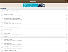 Tablet Screenshot of jeepforum.de