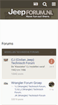Mobile Screenshot of jeepforum.nl